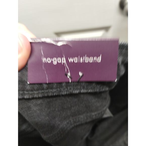 AVA & VIV NWT Plus Size 24 Black Wide Leg High-Rise Relaxed Fit Stretch Jeans - Picture 6 of 7